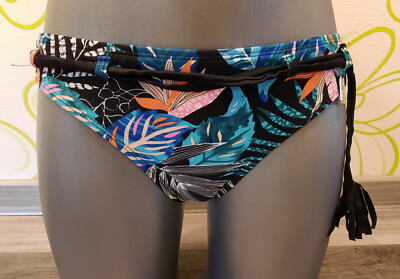 Venice Beach Smash Bikini Hose Slip schwarz bunt  Gr 34 36 38 40    FR0017