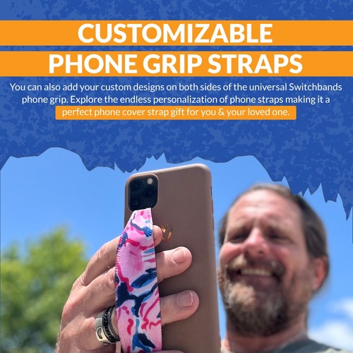 Universal Phone Grip Straps for Secure Handling | Reversible - 第 78/88 張圖片