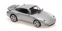 Maxichamps 940069205 1/43 Porsche 911 Turbo 993 1995 Silber Modellauto