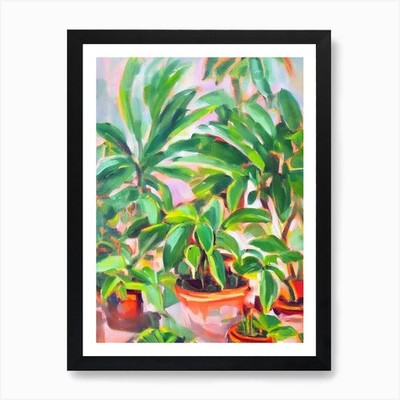 Burle Marx Philodendron Impressioni gerahmtes Wandbild Poster Leinwanddruck Bild