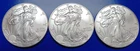 3 2012 US SILVER EAGLES