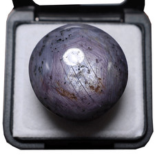 102.30 Cts Natural Star Sapphire High Grade 24.3mm Round Cabochon Loose Gemstone