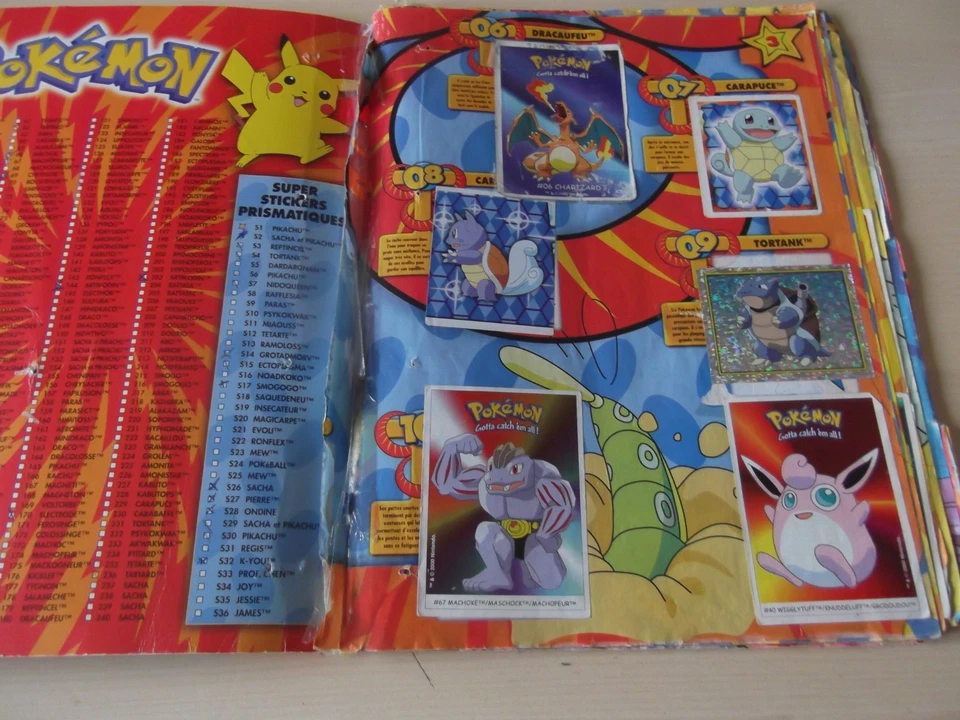 Album Stickers Merlin Pokemon 1999 POUR STICKERS - Photo 2/4