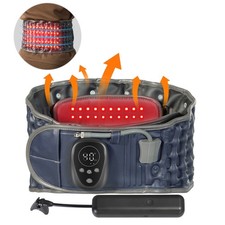 HONGJING Red Light Heating Decompression Belt with Electric Pump for Lower Back