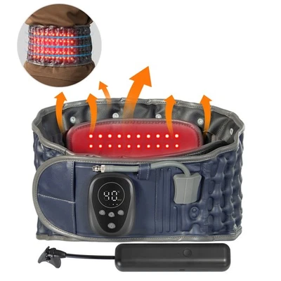 HONGJING Red Light Heating Decompression Belt with Electric Pump for Lower Back - Image 1 of 4