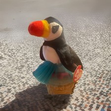 Ty Beanie Baby "PUFFER" the Puffin Seabird, 1997, 4181, 6 inch, Mint Condition 