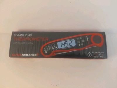 Alpha Grillers Meat Thermometer Digital - Instant Read Food Thermometer for Cook