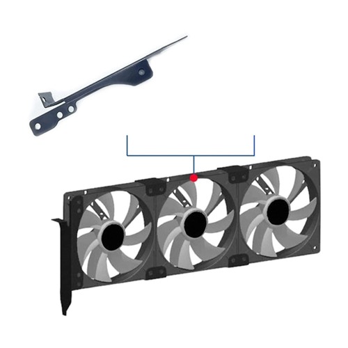 PCI Slot Bracket Support 8cm 9cm 12cm for Graphics Video Card Cooling Fan Mount - Picture 2 of 8