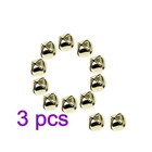  36 Stück 36 mm goldene Kreuzglocken, DIY-Zubehör, Party-Dekoration,