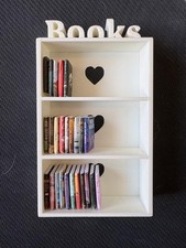 1:12 Scale Dollhouse Miniature Bookshelf & Books Furniture Cupboard Bookcase