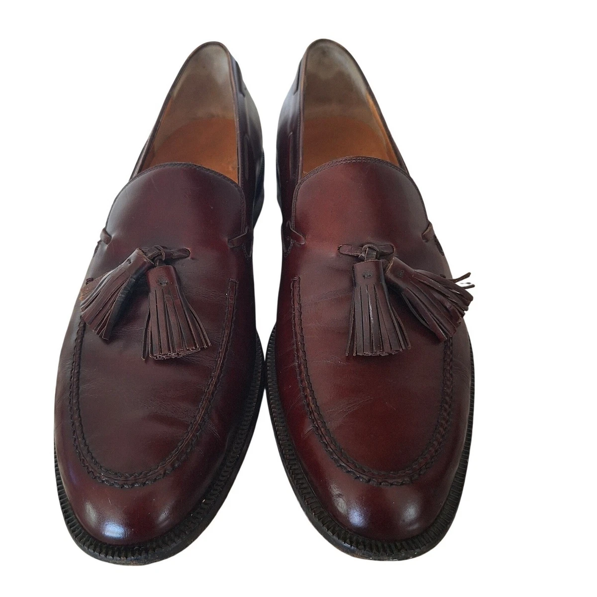 Salvatore Ferragamo Oxford Red Dress Shoes for Men for sale  display picture 3
