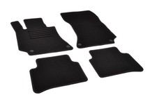 Auto Fußmatten nach Maß 4 Set für Mercedes C-Klasse | Matten Autoteppiche Clips