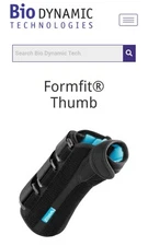 Ossur Formfit Thumb Spica Splint | Tendonitis | Post-Casting |Sprain.. Right Sm