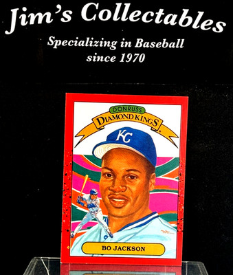 1989 Donruss Diamond Kings Bo Jackson #1 Kansas City Royals Baseball Card