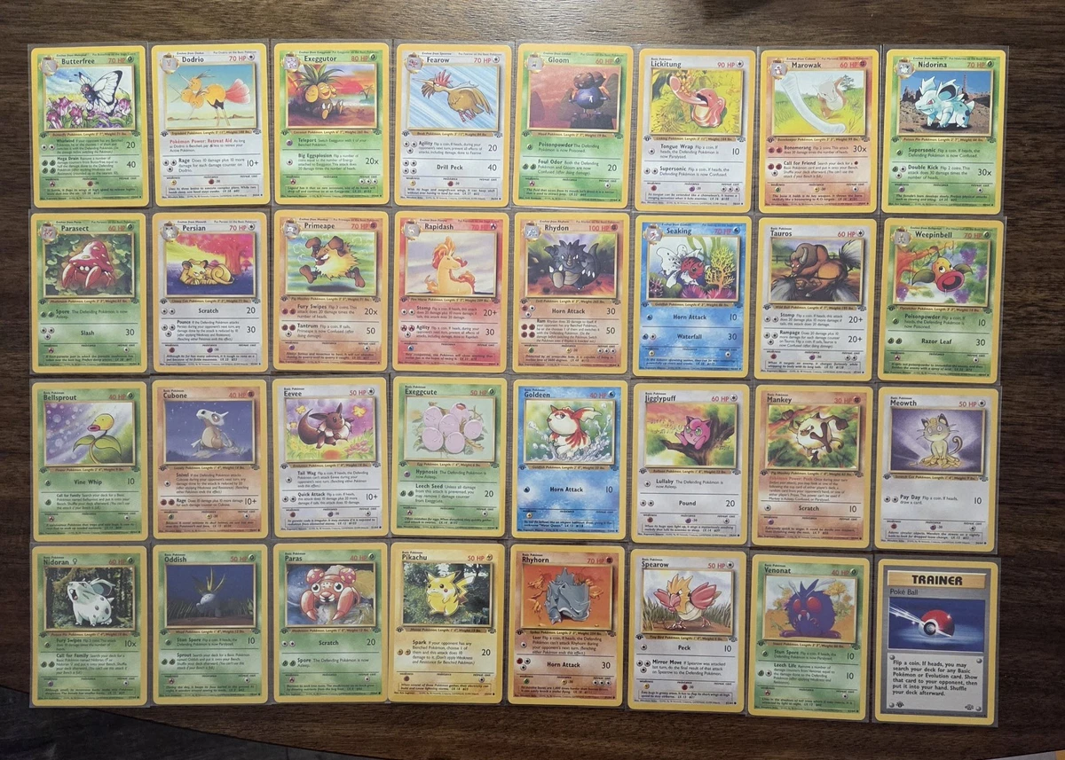 Jungle Pokémon Trading Card Complete Sets for sale