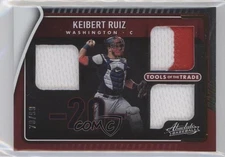 2022 Panini Absolute Tools of the Trade 3 Swatch /99 Keibert Ruiz #TTT3-KR