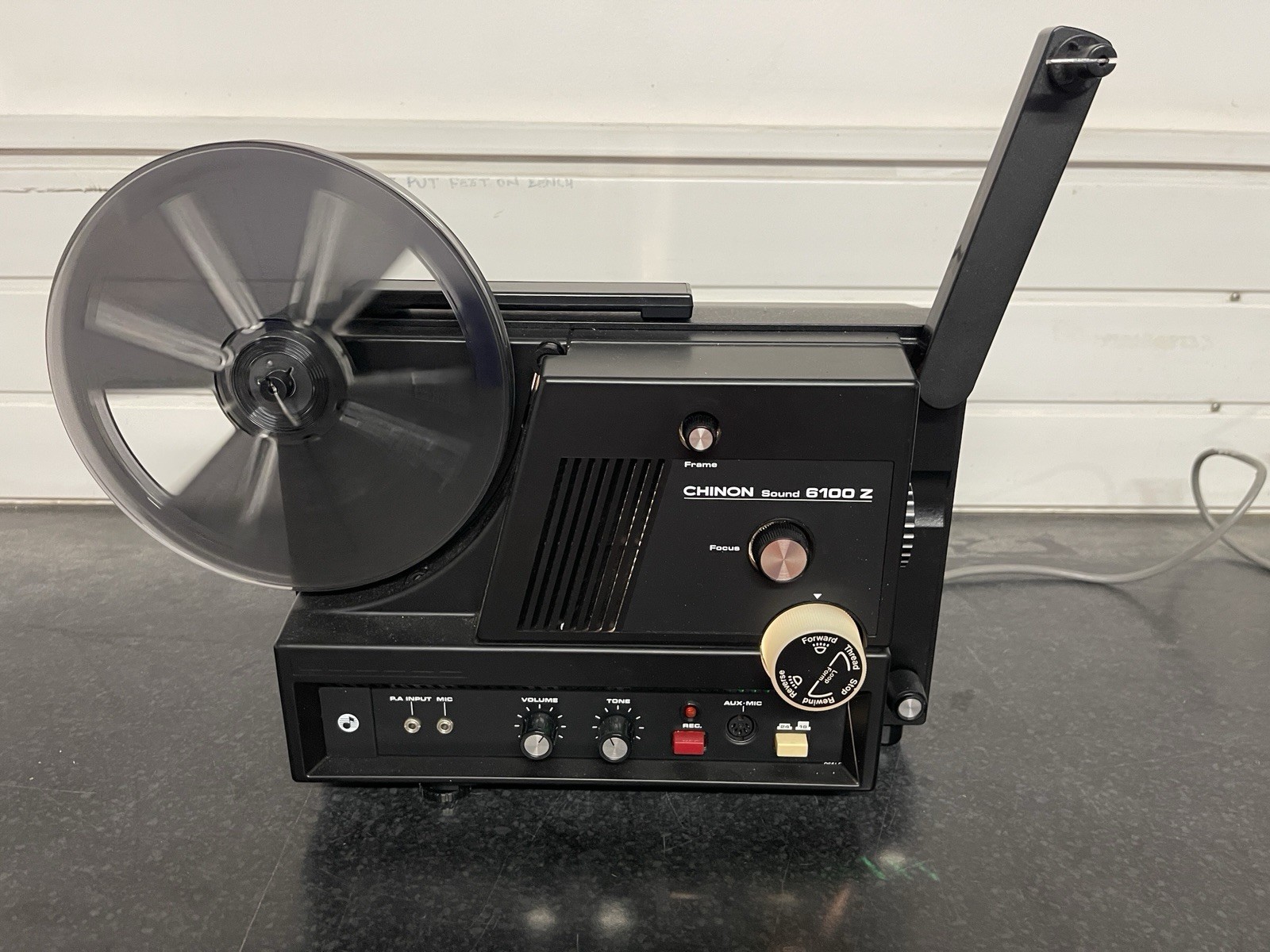 Chinon 6100Z Super 8 Magnetic Sound Cine Projector Fully Working!!!