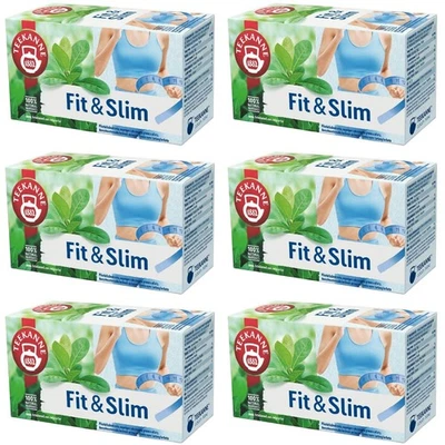 TEEKANNE - Fit&Slim - Natur Kräuter Tee - 6 x 20 Teebeutel - Bild 1 von 4