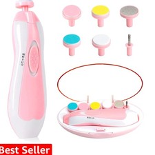 Baby Nail Trimmer Electric-6 in 1 Baby Nail File Clippers Infant Grooming Kit...