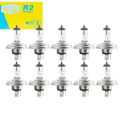 10x TRIFA Glühlampe R2 12V 45/40W P45t Leuchtmittel Birne Autolampe 01620