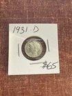 1931 D Very Nice Mercury Dime - Light Toning
