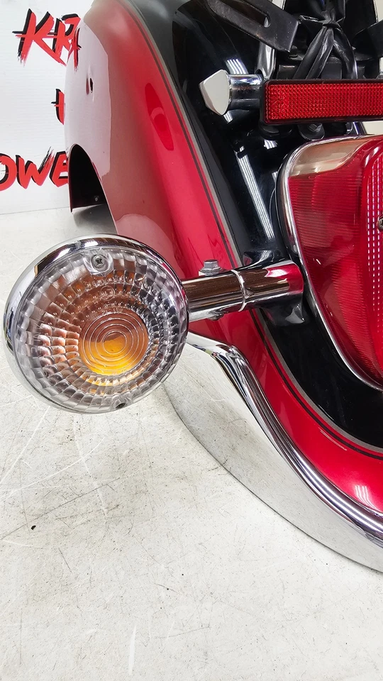 1999-2013 Yamaha Royal Star Venture Rear Wheel Fender Brake Light Turnsignal Bar - Image 3 of 4