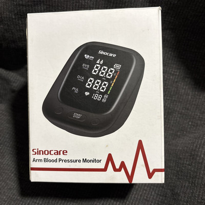 Upper Arm Automatic Digital Blood Pressure Monitor Black UZ0 2 users Sinocare