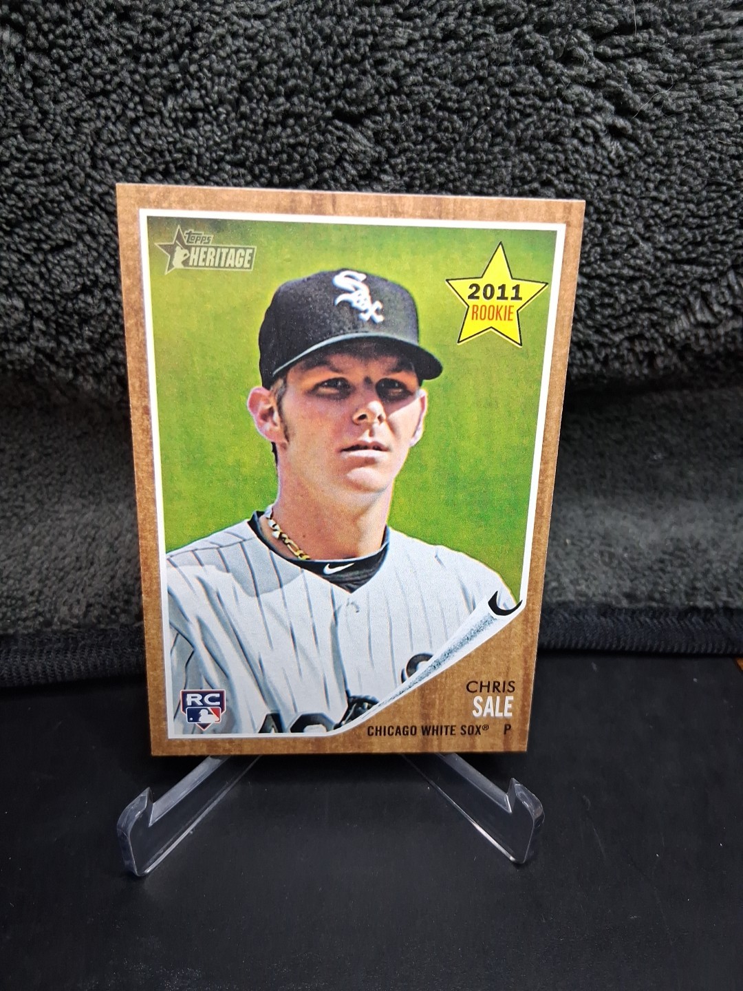 2011 Topps Heritage Chrome Chris Sale C118 Rookie Insert Chicago White Sox /1962