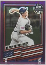 2026 Panini Prizm Stars & Stripes USA Jared Grindlinger 18U Purple  /199 #91