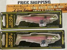 LOT OF 2 MegaBass Magdraft 6  1 1/4 oz Swimba...