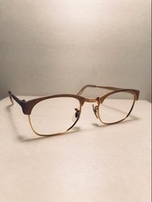 NEW VTG NOS 1960's SHURON RONSIR GOLD PLATED EYEGLASSES 48 -22 140 RARE READ 