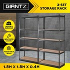 Giantz 2x1.8M Garage Shelving Warehouse Rack Pallet Racking Storage Steel