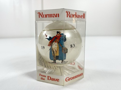 #ad #ad New Vintage 1983 Norman Rockwell Dave Grossman Christmas Ornament 9th Ltd Ed 48 $14.95