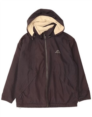 Kappa Herren Wendejacke mit Kapuze Loose Fit UK 36 Small Navy Blau CK01