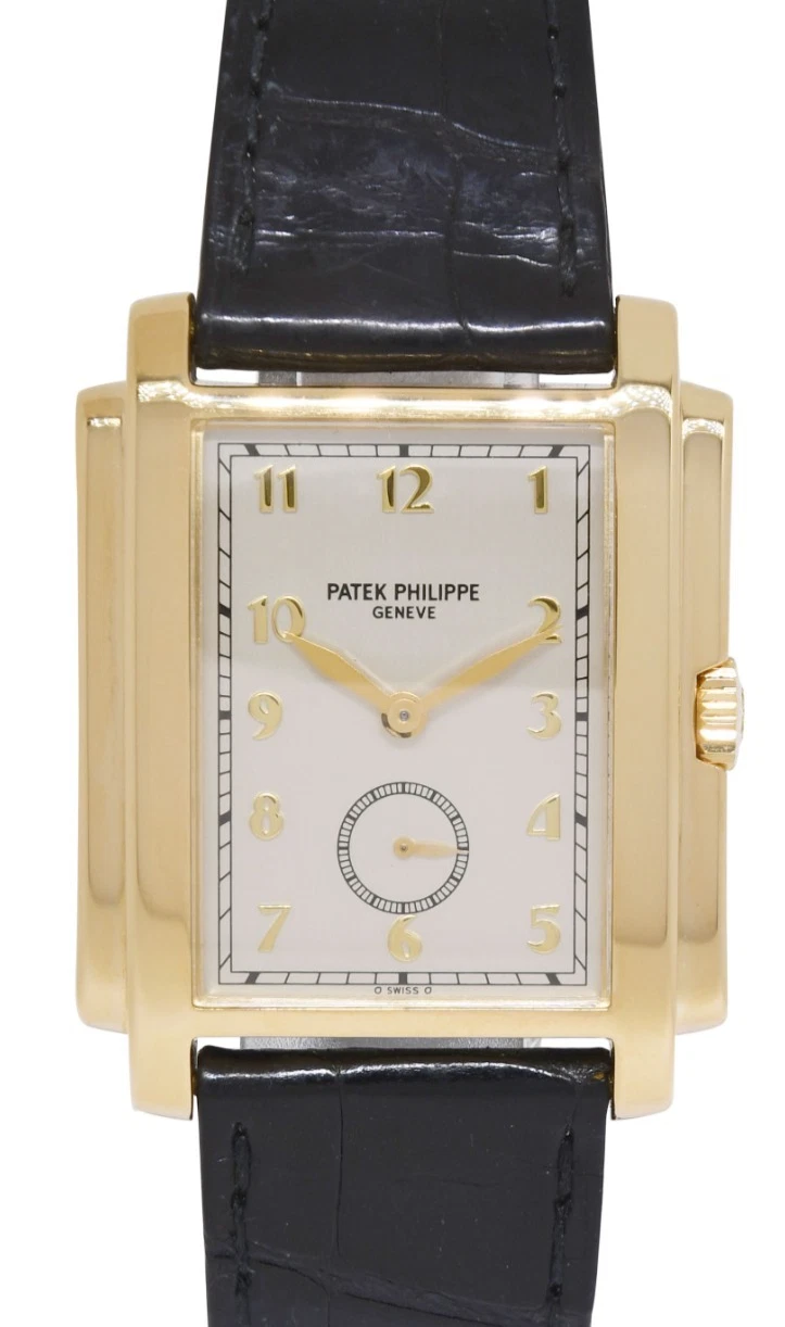 Patek Philippe — Patek Philippe Gondolo 5024 18k Yellow Gold Silver Dial Mens Manual Watch 5024J