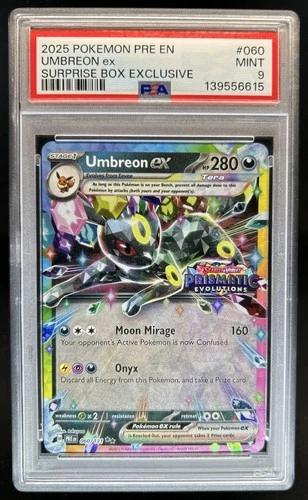 2025 Pokemon Prismatic Evolutions Umbreon ex Promos #060/131 PSA 9