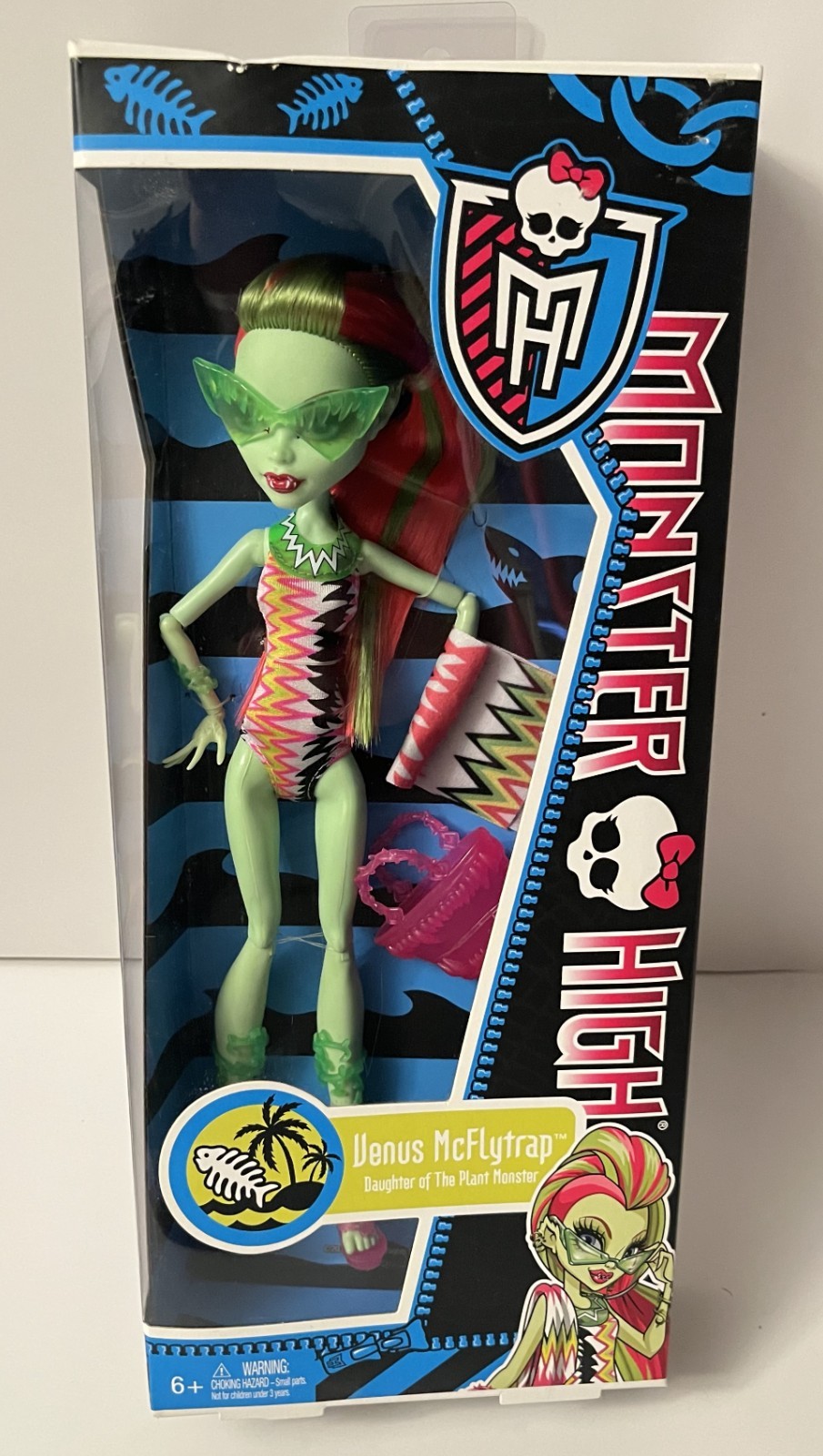 NEW NRFB SEALED 2012 MONSTER HIGH VENUS MCFLYTRAP BEACH READ