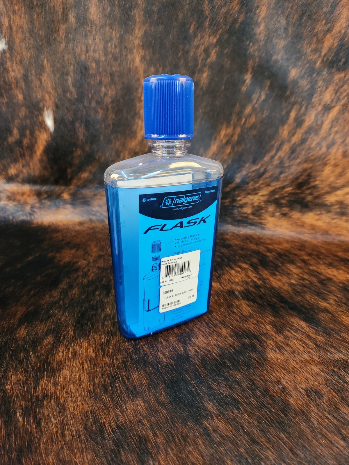Flask Glacier Blue 10 Oz