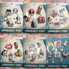 Handmade 5 10 pack 101 Dalmatians Cruella de vil shoe charms set