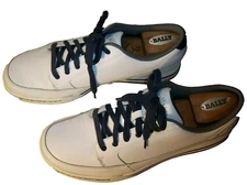 Callaway sz 11.5 White/Navy Leather Spikeless Golf Shoes M336-01