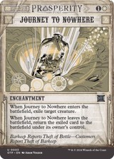 MTG (x4) Journey to Nowhere (x4) Playset (OTJ: Breaking News U#003) NM/LP