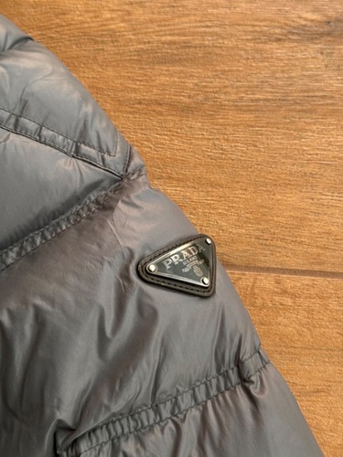VTG Prada Luxury Nylon x Down Puffer Jacket Kids Size 5-6Y - Picture 8 of 15
