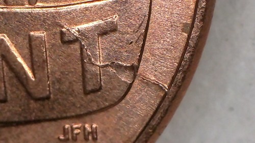 2015 Lincoln Cent - Die Crack - Picture 2 of 6