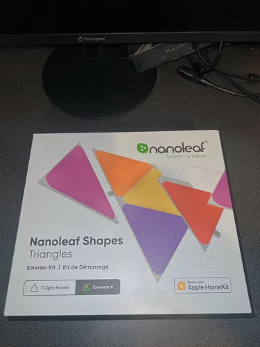 Nanoleaf Shapes - Triangles Smarter Kit 7 Panels Multicolor (NL47-7003TW-7PK)