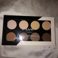 NYX Highlight & Contour 8 Pan Pro Palette HCPP01 21.6g Sealed NIB