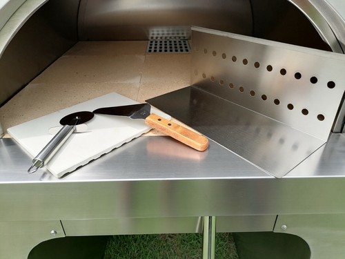 KASA Outdoor Pizza Oven Large Portable BBQ Wood Fired Camping Stainless Steel - Picture 6 of 15