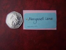 Margaret Lane Schriftsteller Administrator Autogramm