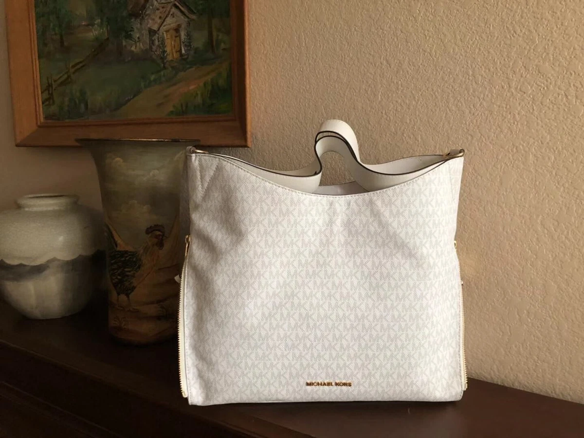 Michael kors devon signature large tote hotsell