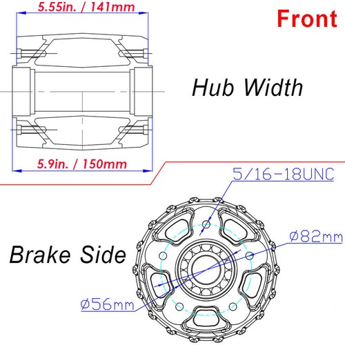 21x2.15 16x5.5 Ruedas llantas para Harley Softail Heritage Night Train Fatboy - Imagen 3 de 16