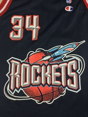 Vintage Houston Rockets NBA Jersey 34 Olajuwon Champion 90s -  Denmark